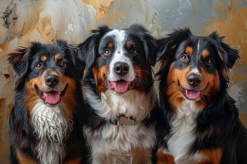 honden  in en rondom het huis