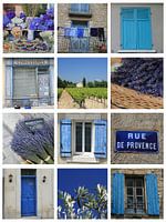 Bleu de Provence collage