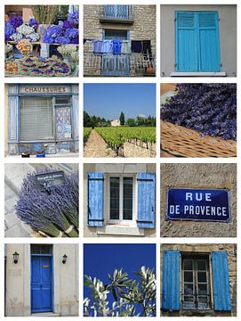 Bleu de Provence collage by Porto Sabbia