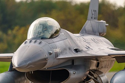 KLu F-16 Fighting Falcon (J-201) der 312 Squadron.