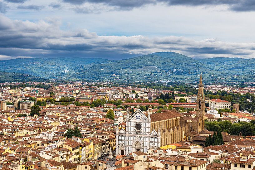 Blick über die Altstadt von Florenz in Italien von Rico Ködder