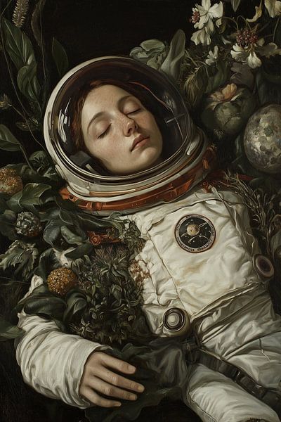 Sleeping Astronaut by Computer Dreams