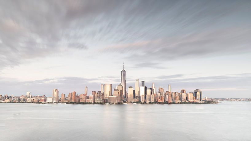 New York City Silver Skyline by Marieke Feenstra