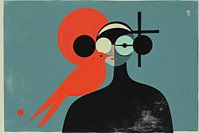 Moderne abstrakte Figur