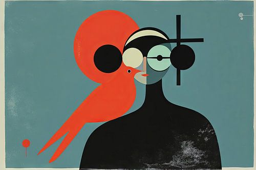 Moderne abstrakte Figur