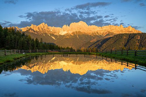 Wuhnleger Weiher, Rosengarten, Zuid-Tirol, Italië