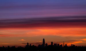 Skyline von San Francisco von Joram Janssen