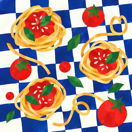 Rezept für Pasta mit frischen Tomaten