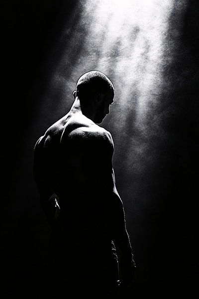 Silhouette dans une lumière dramatique par Imperial Art House