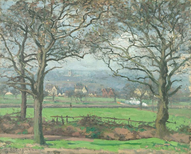 In der Nähe von Sydenham Hill, Camille Pissarro von Meisterhafte Meister