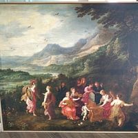 Photo de nos clients: Visite de Minerve aux Muses, Hendrick van Balen, Joos de Momper, Jan Brueghel l'Ancien, sur toile