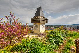 Klokkentoren van Graz, Oostenrijk van Imageditor