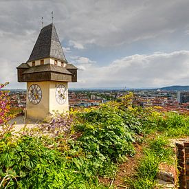 Tour de l'horloge de Graz, Autriche sur x imageditor