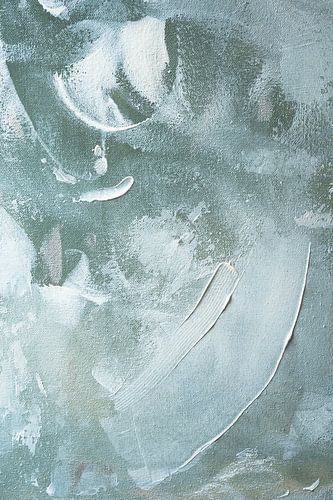 Green and White Acrylic