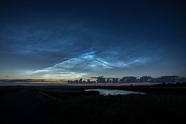 Luminous night clouds by Jannie Bouwman