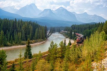 Banff Morants Curve van Vivo Fotografie