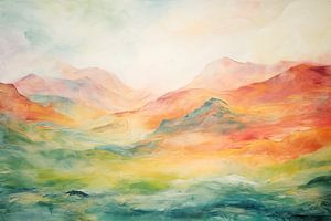 Montagnes colorées