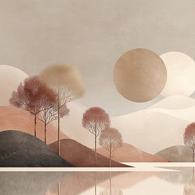 Erde Echo's in weichem Licht von Bianca ter Riet