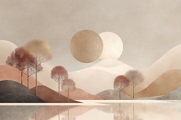 Erde Echo's in weichem Licht