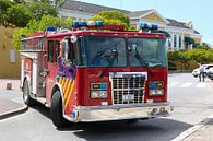 brandweerauto willemstad handelskade curacao van Frans Versteden thumbnail