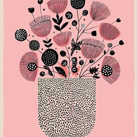 Grafischer Blumentopf 5 von Studio Ypie