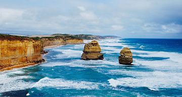 Woeste Zee bij de Twaalf Apostelen - Grootse Natuur aan de Great Ocean Road van Be More Outdoor