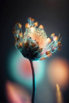Colorful Glowing Flower von treechild .
