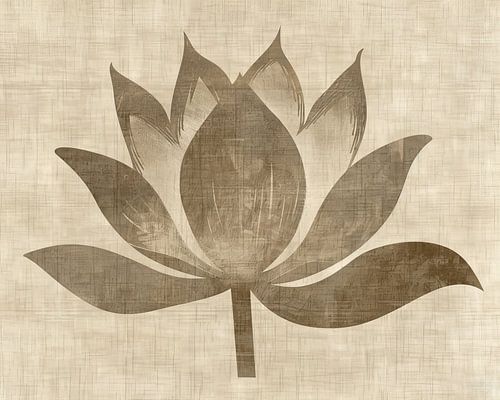 Peinture de fleurs Lotus