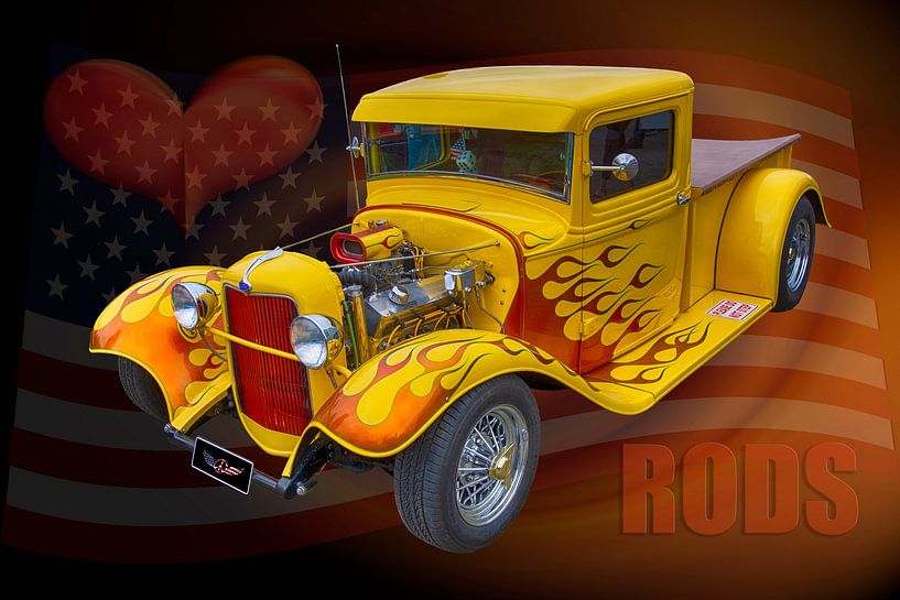 Love Rod with flames by Torfinn Johannessen