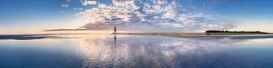 Nordsee Sonnenaufgang bei Cuxhaven