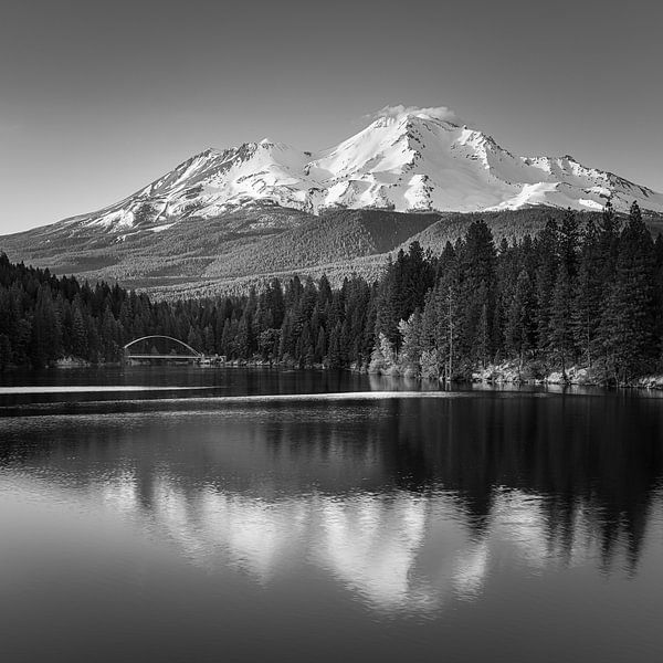 Mount Shasta in Black and White, California by Henk Meijer Photography