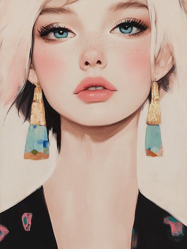 Fashionista, modern portret