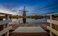 Molen bij Kinderdijk van Michiel Buijse thumbnail