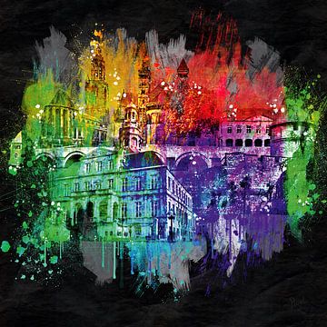 Maastricht rainbow fantasy compositie van Roel Vossen