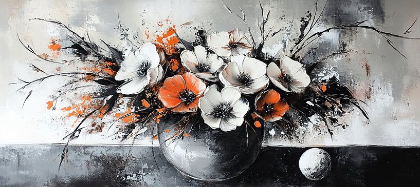 Peinture de fleurs 60 391 par La collection ARTEO