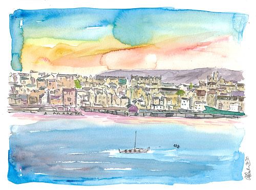 Lerwick Shetland Promenade and Harbour