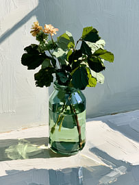 Stillleben mit Gartenlampe von Mosaic Dialogue