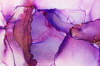 Abstract paars lijnenspel
