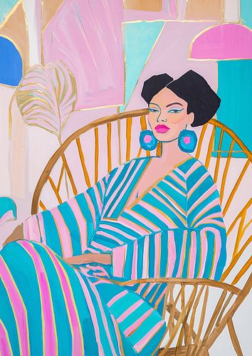 La paix dans la couleur. La force dans l'immobilité.