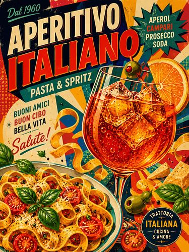 Apéritif italien : pâtes à l'&, Spritz