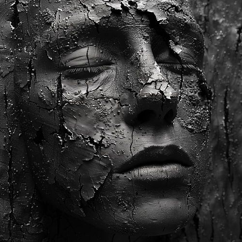 Gebroken gezicht - broken face