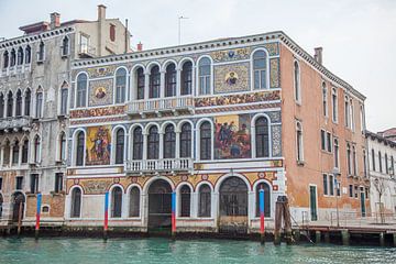 Oude paleizen in centrum van Venetie, Italie