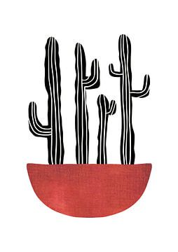 Cactus met vaas I