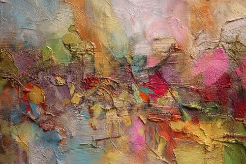 De Kracht van Kleur – Abstracte Kunst vol Energie en Textuur