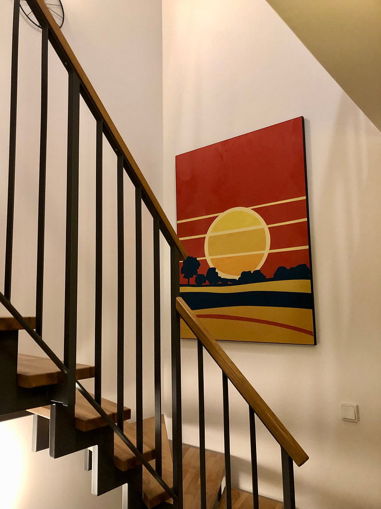 Lever de soleil en été
