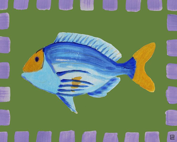 Blue fish by Atelier Paint-Ing