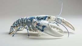 Delft blue lobster by Lisanne Elzinga