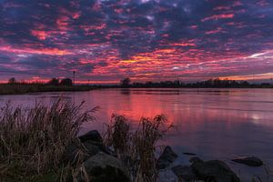 Zonsondergang IJssel Olst