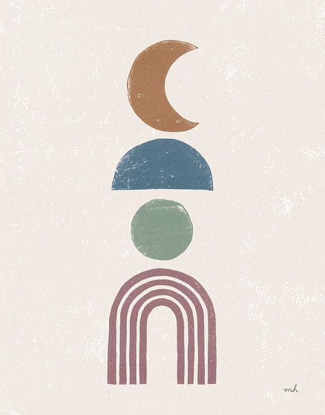 Minimalist Boho I Dark, Moira Hershey by Wild Apple