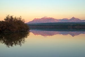 Réflexion sur la montagne Cubillas